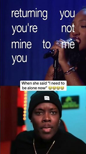 When she said “I need to be alone now” 😭😭😭😭 #tems #temsbaby #whatyouneed #youtubeshorts