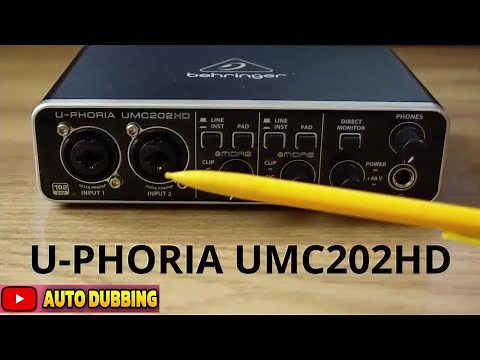 Audio Interface Behringer U-PHORIA UMC202HD