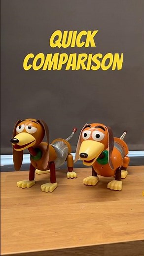 Comparing our Slinky vs Disney’s #toystory #toystorycollection #youtubeshorts #slinkydog