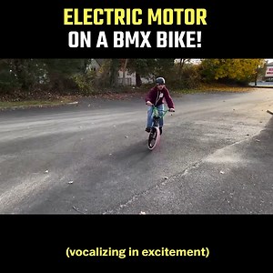 52K views · 366 reactions | We Swapped An Electric Motor On To A BMX Bike! | Scotty Cranmer | Facebook