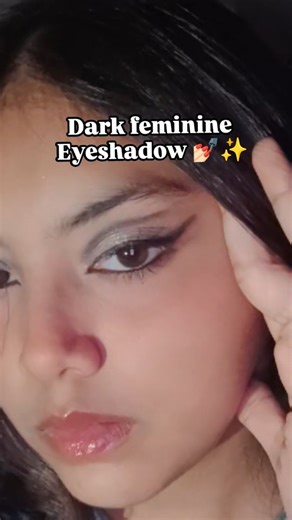 Sanjana🐬 on Instagram: "Easy dark feminine smokey eyeshadow tutorial 💅🏻✨ Products used: • Milani gilded nude eyeshadow palette • Insight glitter eyeshadow • Swiss Beauty power black kajal • Loreal paris voluminous liquid eyeliner • Swiss Beauty mascara Inspired by: @janellezharmenova ( Eyeshadow, smokey eyeshadow, smokey eyes, eyeshadow tutorial, baddie eye makeup, eyeshadow makeup, makeup , beauty, dark feminine makeup) #dripwithsanjana #makeup #viral #beauty #darkfemininemakeup #eyeshadow #