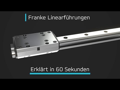 Erklärt in 60 Sekunden: Wie sind Franke Linearführungen aufgebaut und was sind deren Vorteile?