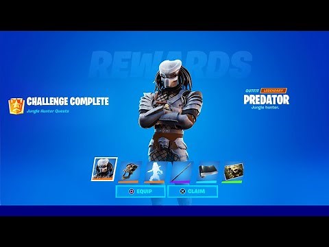 PREDATOR SKIN NOW in FORTNITE!