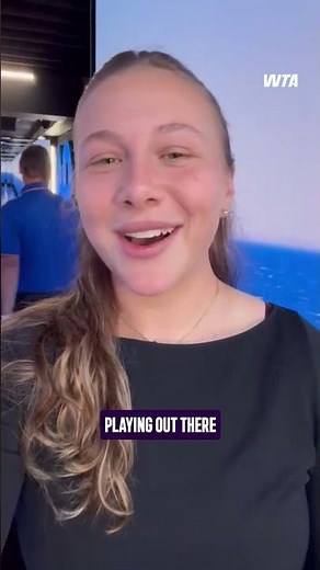 See you in the second round Amanda 🥳 #WTA #AmandaAnisimova #AO26