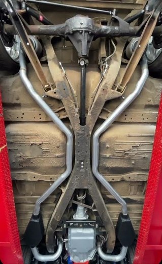 1959 impala Ls swapped coffin mufflers