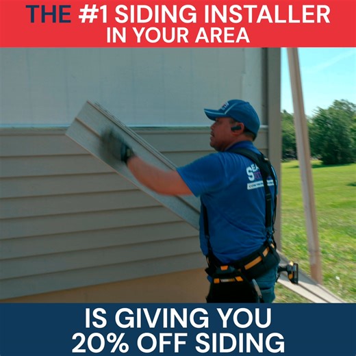 A Continental Siding SALE! 🏠 Clay County Homeowners can qualify for 20% OFF New American-Made Siding! If you're looking to replace your Siding - we can help with that! 👍 When you book your siding project with Continental Siding: 👉🏻 Say GOODBYE to rot, cracks, chips & burns 👉🏻 Dozens of DURABLE and energy-efficient designs 👉🏻 Absolutely NO PRESSURE (and FREE) estimates To see if you qualify for 20% OFF your Siding, click "Learn More" | Continental Siding