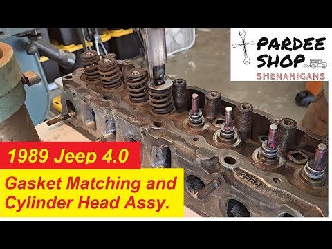 1989 Jeep 4 0 Liter Cylinder Head Gasket matching and Assembly