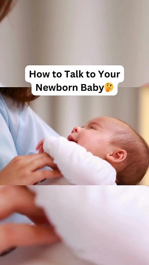 How to Talk to Your Newborn Baby Talking to your baby isn't just cute — it's building their brain, bonding, and emotional security. Here's how to do it with love: 1. Use that sweet, sing-song tone Your baby loves your high-pitched, warm voice. Speak slowly and repeat words — it's called parentese! 2. Make eye contact Look into their eyes as you talk. It helps them focus, feel connected, and begin to recognize your face. 3. Narrate your actions From diaper changes to feedings — talk through it: “