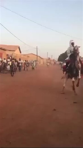 La danse du cheval, une tradition menacée dans bien des sociétés africaines.