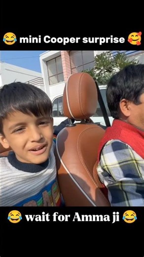 Mini Cooper surprise 😂 #souravjoshivlogs #shorts #youtubeshorts