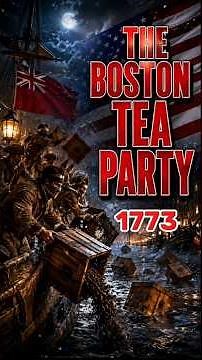 Inside the Boston Tea Party The Night That Changed America (1773) | AI Reconstruction #shorts