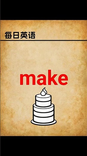 【单词菌 | Wordie】别再用错 make！超实用讲解 #每日英语 #单词记忆 #英语单词 #英语词汇 #背单词