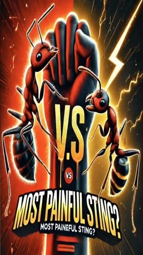 🔥 Fire Ant vs. Bullet Ant Sting – Which is the Most Painful? #didyouknow #ants #funfacts