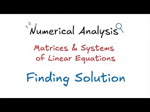 Solving Systems of Linear Equations using Matrices