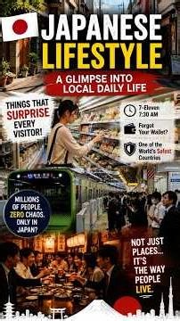 Japanese Lifestyle A Glimpse into Local Daily Life