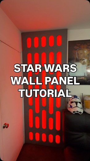 Here’s how I built my Star Wars Wall Panel! - It’s been a while since I’ve posted this and I’ve had a few of you reach out on how I built it! As long as you have the right tools, it’s fairly easy to do!! - #starwars #lightsaber #starwarsfan #gameroom #setup #setuptour #starwarsnerd #prequels #anakin #anakinskywalker #vader #lucasfilm #disney #tutorial #diy | Lukes Outpost