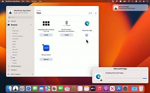 Installomator with swiftDialog racing stripes