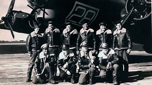 US bomber crew killed in WWII remembered by flypast