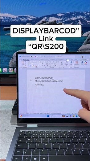 There's a trick where you can generate QR codes within your Microsoft Word documents.