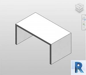 Table model 4 - Mesa revit modelo 4 melamina | Bimshares