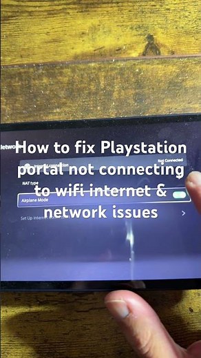 How to fix Playstation portal not connecting to wifi internet & network issues