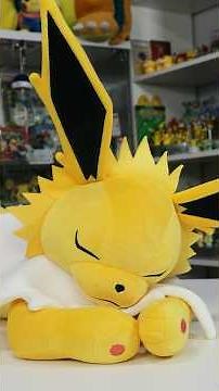 NEW! Sleeping Jolteon plush! #pokemon #sleepingpokemon #jolteon