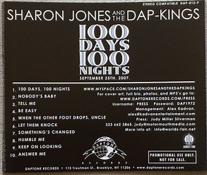 Sharon Jones & The Dap-Kings - 100 Days, 100 Nights