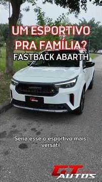 Fiat Fastback Abarth: the most versatile sports car in Brazil? Ideal for the family? #shorts