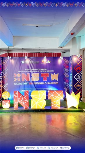 WATCH: Our reaction to the 2025 NSTW Exhibit Area here at the Centennial Hall, Laoag City, Ilocos Norte Catch these fun and interactive exhibits featuring the sustainability and human well-being cluster for the 2025 National Science, Technology, and Innovation Week! #2025NSTWinLaoagCity #OneDOST4U #SolutionsandOpportunitiesforAll | National Science,Technology, and Innovation Week