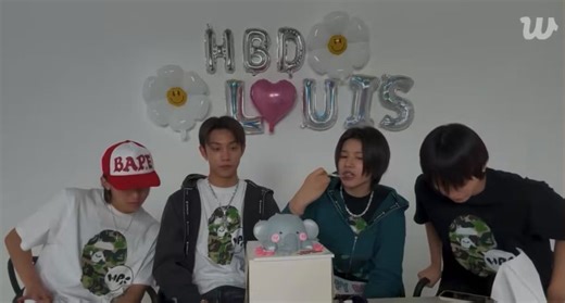 260501 Louis Birthday live 🐕 I kind of want to receive a really sincere, heartfelt gift from the members… i feel like everyone else is kind of tough, except me..🐕 I just mean i’m curious what something truly sincere would look like, something really genuine..🐈‍⬛ Like a letter, for example?🐕 No… not letters, i don’t take letters 🐈‍⬛ Just wait for it…🌰 A heartfelt gift is usually like a handwritten letter right? or something really sincere… do you want something like shoes? 🐈‍⬛ Ah a sincere
