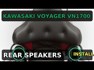 Kawasaki Vulcan Voyager VN1700 Rear Speaker Kit (K10400-039) Installation and Review
