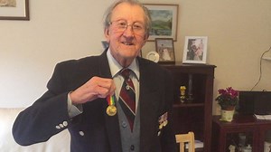 What was it like being in Bomber Command? WW2 veteran Eric Horsham, who lives in Warminster, told us about one of his more eventful days in the Royal Air Force. | BBC Wiltshire