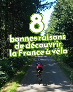 🚴‍♀️🌿 Voyager à vélo en France, c’est (re)découvrir autrement chaque paysage Découvrez 8 raisons qui donnent envie de se mettre en selle pour votre prochain voyage ! 💬 Et vous, quelle est votre bonne raison de commencer le voyage à vélo ? 📍 Toutes nos idées de voyages sont à retrouver sur francevelotourisme.com | France Vélo Tourisme