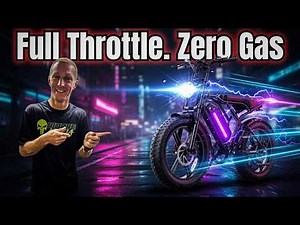 This E-Bike is a BEAST! $699 TST R002 Moped Style E-Bike Review