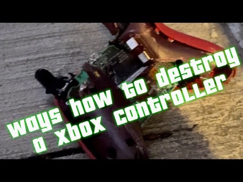 Ways how to destroy a Xbox controller