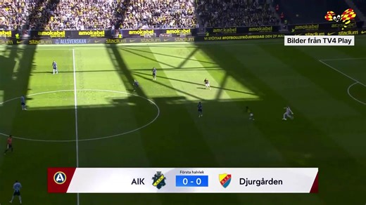 Höjdpunkter AIK–Djurgården: 2–4