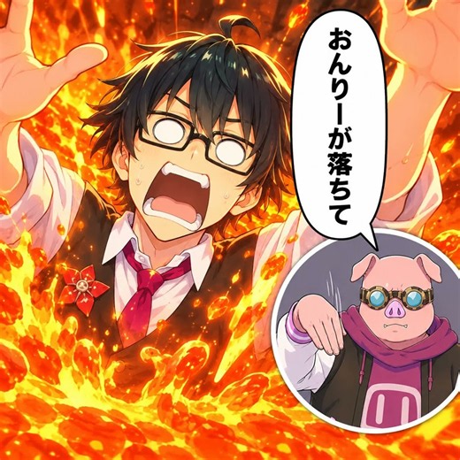 おんりーが溶岩ダイブ！？からの全ロス！【ドズル社切り抜き】@dozle #漫画動画