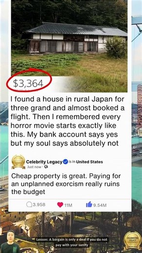 Would you sacrifice your peace of mind for a cheap mortgage in the woods?