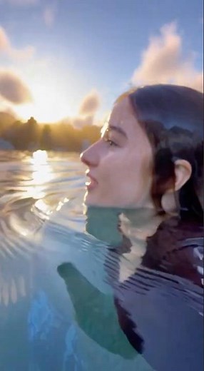 Minecraft RTX Water Jump 🌊 | Ray Tracing Swim in Hyper Real World #viralvideo