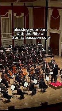 The Rite of Spring Bassoon Solo