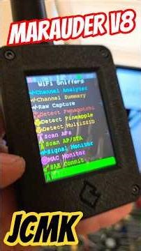 JCMK Marauder V8 #esp32 #esp32c5 #wardriving #justcallmekoko