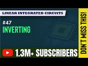 Inverting Comparator \\ Non Linear Applications of Operational Amplifier | Linear Integrated Circuits