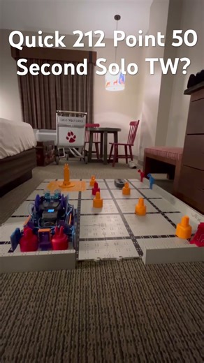 212 GWL Hotel Room Practice #vexiq #greatwolflodge #robotics #robot #music #code #vexrobotics #short