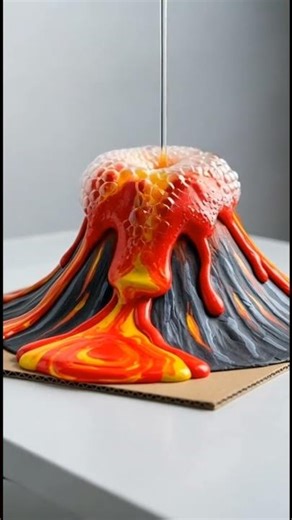Volcano Eruption Craft 🌋 science experiments