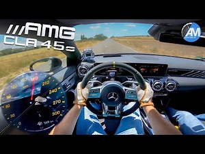 NEW! AMG CLA 45s (421hp) - 0-180 km/h RACE START🏁