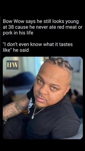 Bow Wow Says He Looks THIS Young at 38… Then Reveals the ONE Thing He Never Ate! #bowwow #shorts