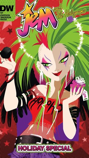 JemCon on Instagram: "Our gift to you this Christmas Eve: the FULL Jem Holiday Special comic! 🎄✨ Fun holiday chaos with the Holograms, Misfits, and a few cute boys. Every page, all the magic. Merry Christmas from all of us prepping for JemCon 2026! 💜 #JemCon2026 #MerryChristmas #JemAndTheHolograms #TrulyOutrageous"