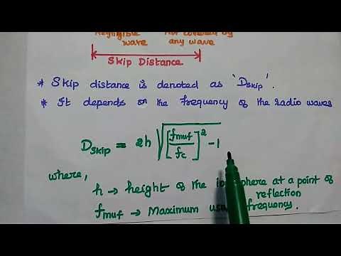 Skip Distance - MultiHop Propagation - Antenna and Wave Propagation