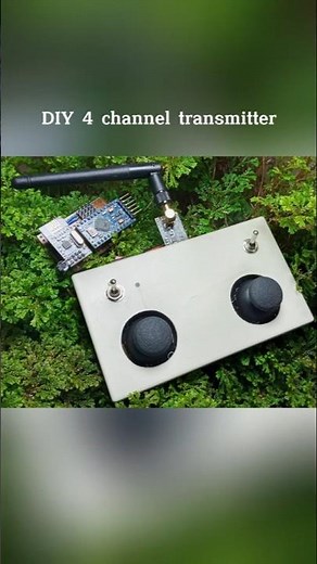 DIY [LONG RANGE] 4 Channel Transmitter AND Receiver 🤯😎 #arduino #microcontroller #diy #howtomake