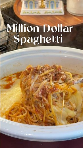 💵Million Dollar Spaghetti💵 Crockpot Style🍝
